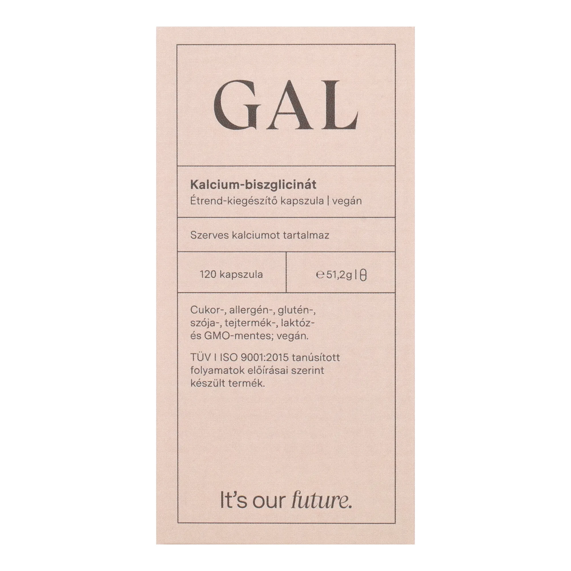GAL Kalcium Biszglicinát 120 db kapszula