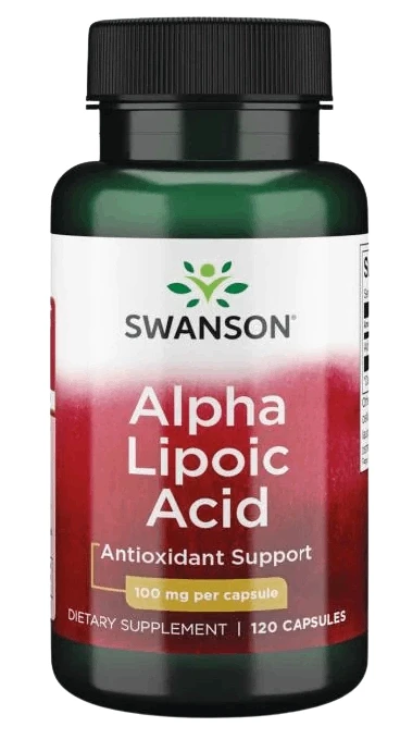 Swanson Alfa-liponsav-Alpha Lipoic Acid 100mg 120 caps