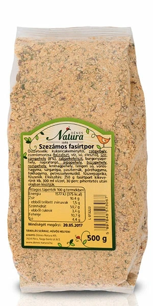 Szezámos fasírtpor 500 g (Dénes Natura)