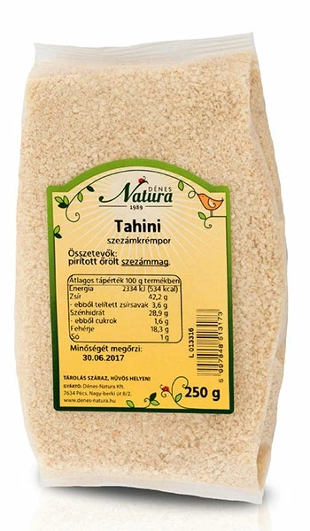 Tahini szezámkrémpor 250 g (Dénes Natura)