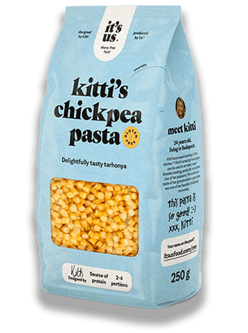 it's us KITTI'S gluténmentes csicseriborsó száraztészta tarhonya 250g