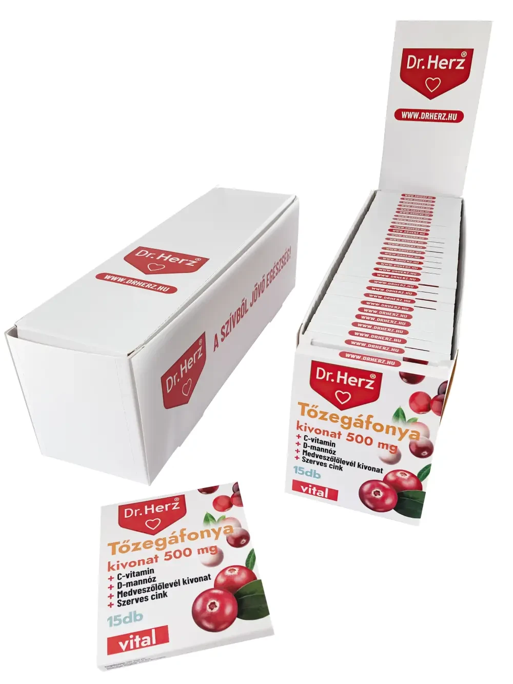 Dr. Herz Tőzegáfonya 500 mg 15 db kapszula