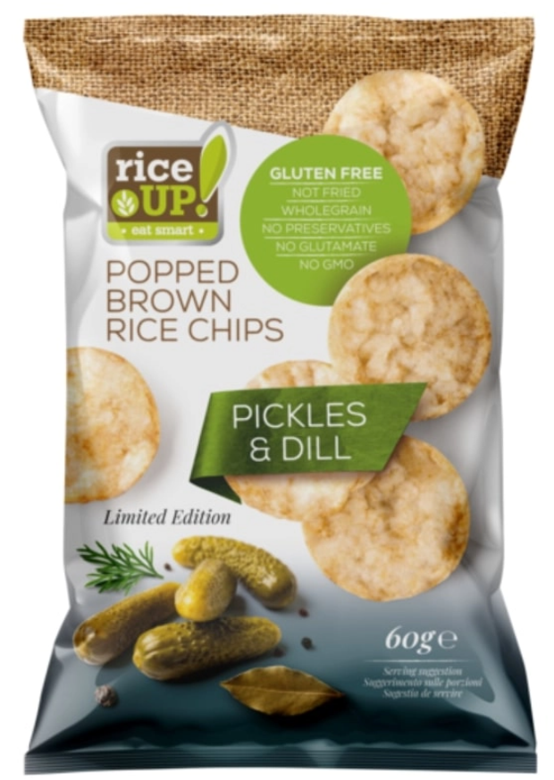 RICE UP BARNARIZS CHIPS UBORKÁS 60G