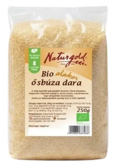 Naturgold Bio alakor ősbúza fehér dara 500g