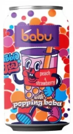 Babu Bubble Tea Barack-Eper 315 ml