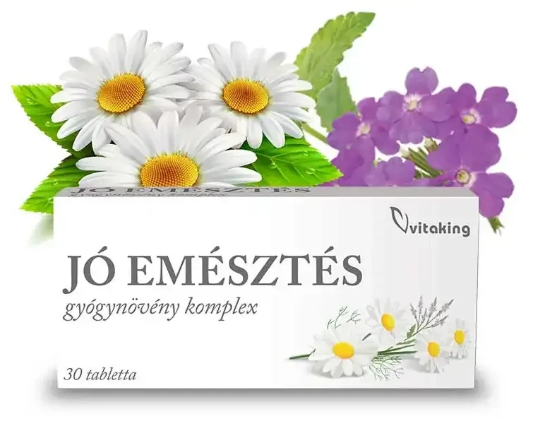 Vitaking Jó emésztés tabletta 30 db