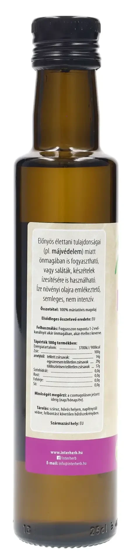 Benefitt Máriatövisolaj 250ml