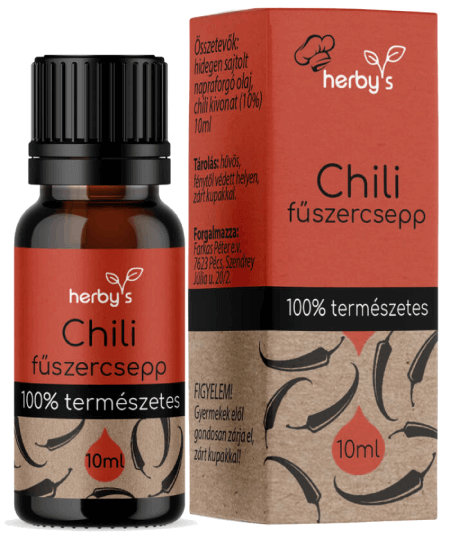 Herby's Chili fűszercsepp 10ml