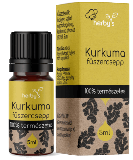 Herby's Kurkuma fűszercsepp 5ml