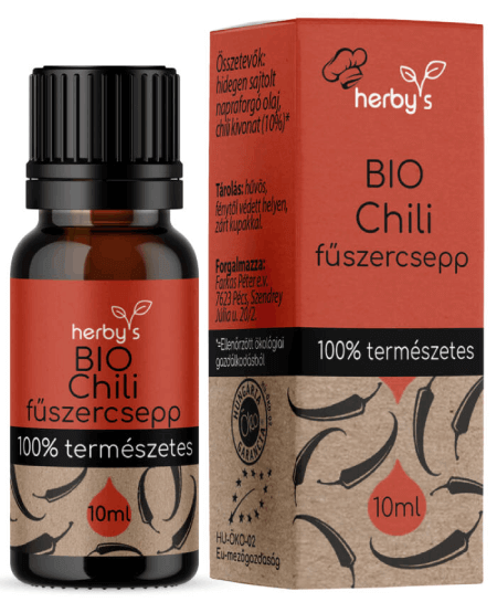 Herby's BIO Chili fűszercsepp 10ml