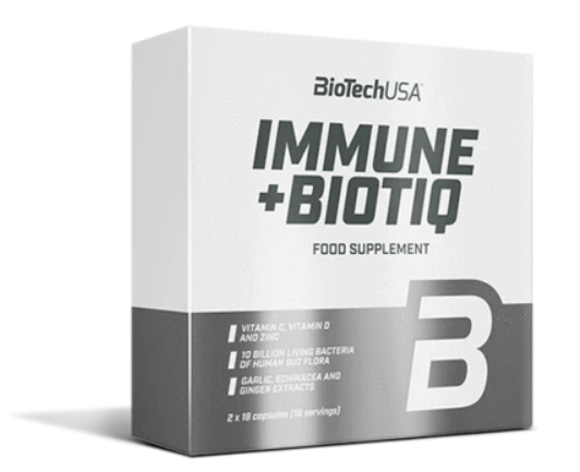 BioTech USA Immune + Biotiq 18+18 kapszula