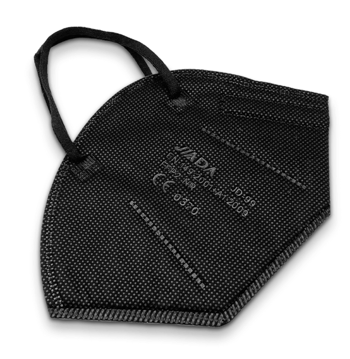 Jiada FFP2 maszk fekete 1db