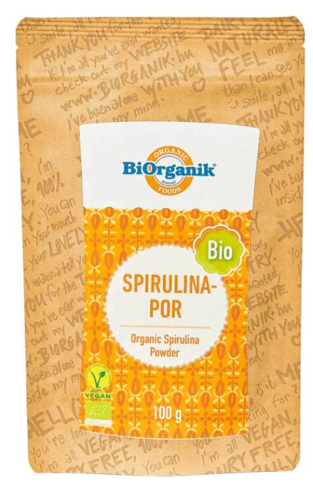 BIO spirulina por 100 g BiOrganik