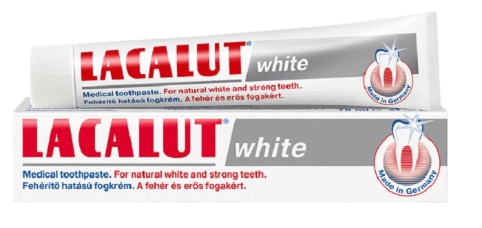 Lacalut White fogkrém - 75 ml