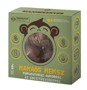 Majomkenyér Kakaós keksz 50g