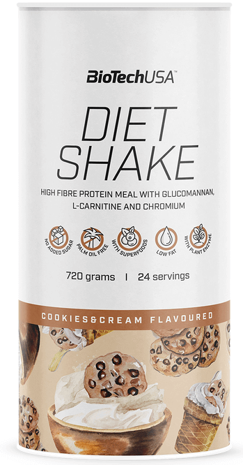 BioTech USA Diet Shake - cookies & cream (720 g)