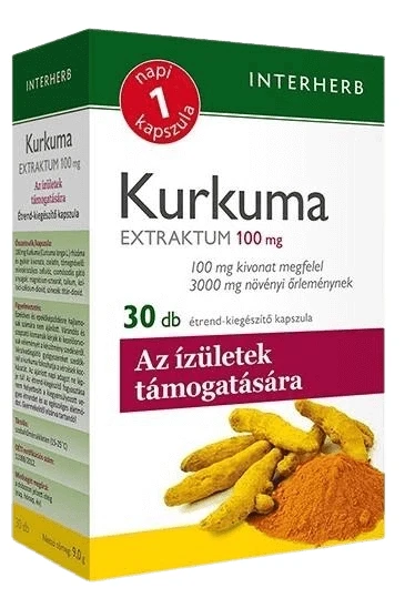 Interherb NAPI1 Kurkuma Extraktum 100mg 30db
