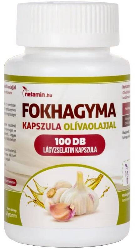Netamin Fokhagyma Kapszula Olivaolajjal 100 db