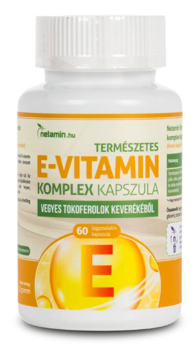 Netamin Természetes E-vitamin komplex kapszula 60db