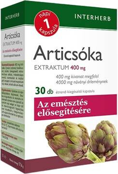 Interherb NAPI1 Articsóka Extraktum + Mentol 400mg 30db
