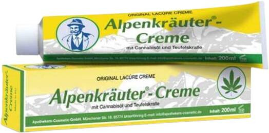 Alpenkrauter gyógynövény krém 200ml