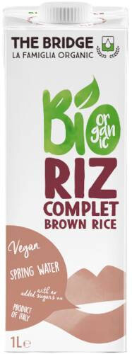 Bridge Bio Natúr Barna Rizsital 1000ml