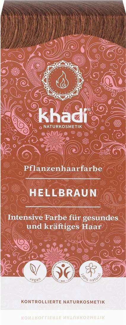 Khadi Hajfesték por 100g - Világosbarna