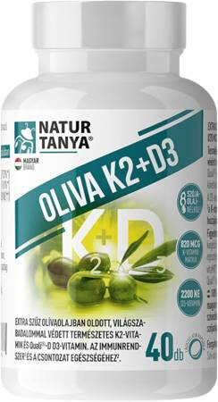 Natur Tanya Oliva K2+D3 (40 db)