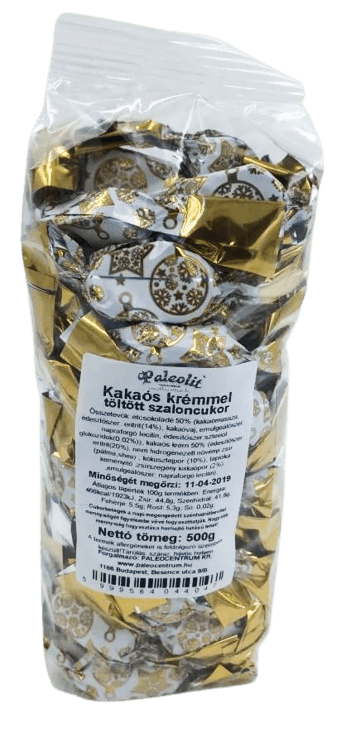 Paleolit Kakaós krémmel töltött szaloncukor 500g
