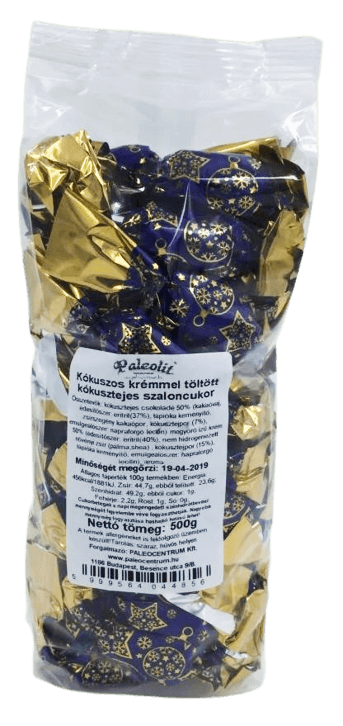 Paleolit Kókuszos krémmel töltött szaloncukor 500g