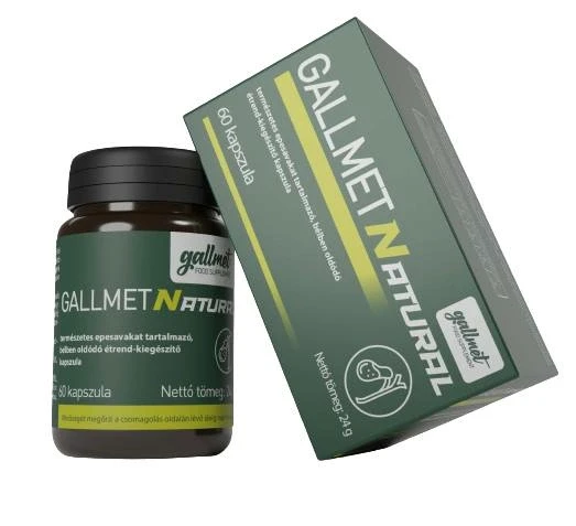 Gallmet N kapszula 60db - természetes epesavakat tartalmaz