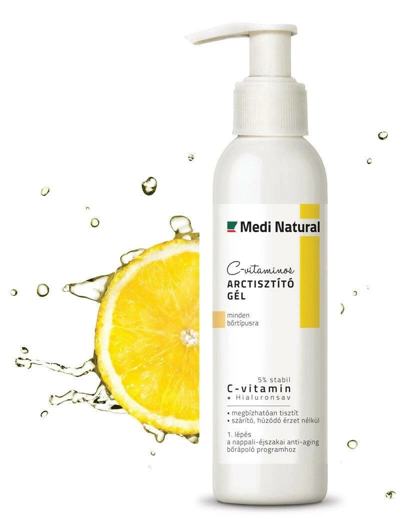 MediNatural C-vitaminos arctisztító gél 150ml