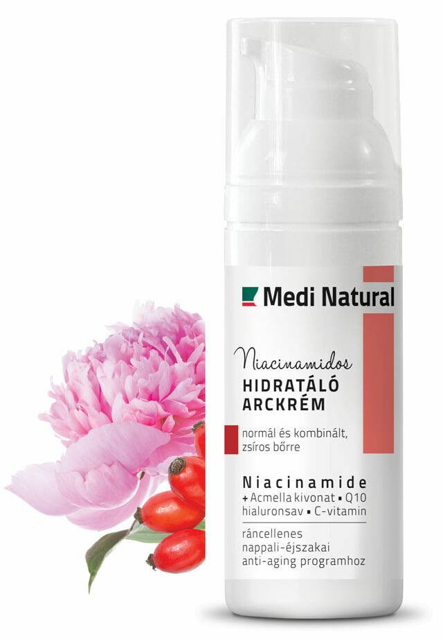 MediNatural Niacinamidos hidratáló arckrém 50 ml