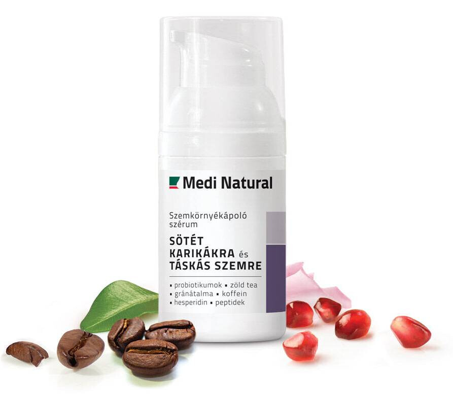 MediNatural Hyaluron Szemkörnyékápoló sötét karikákra 30 ml