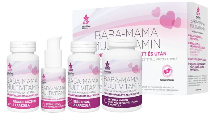 WiseTree Naturals Baba-Mama multivitamin 30adag