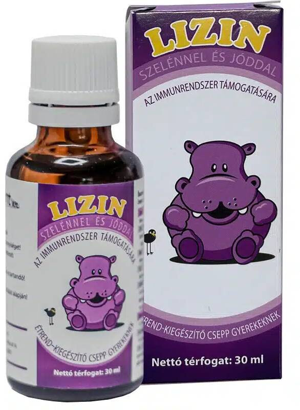 Dr. Aliment lizin szelénnel és jóddal csepp gyerekeknek 30ml