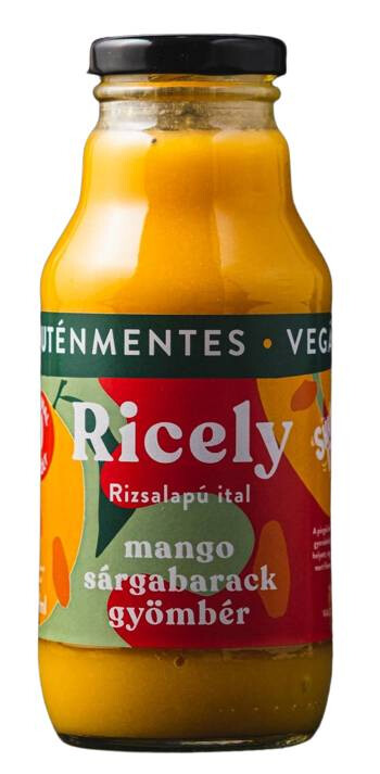 Ricely sárgabarack-mangó-gyömbér rizsalapú gyümölcsös ital 330ml