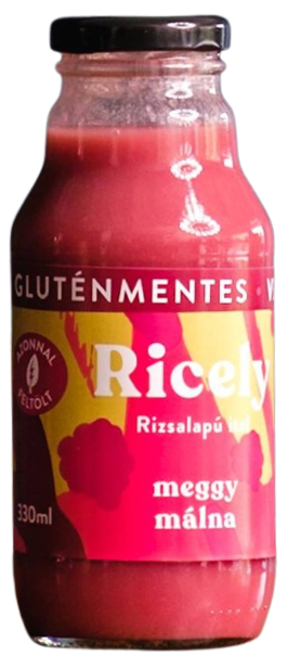Ricely meggy-málna rizsalapú gyümölcsös ital 330ml