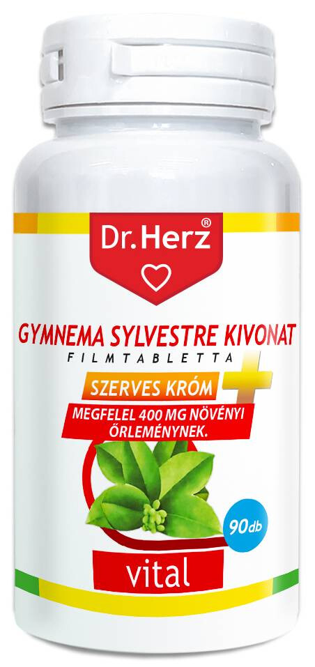 Dr.Herz Gymnema Sylvestre + Szerves króm tabletta 90 db