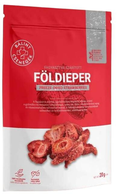 Bálint Csemege Fagyasztva szárított földieper 20g