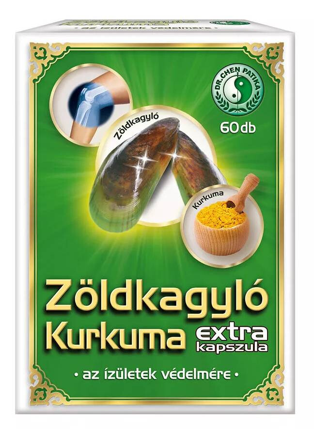 Dr.Chen Zöldkagyló Kurkuma Forte kapszula 60 db