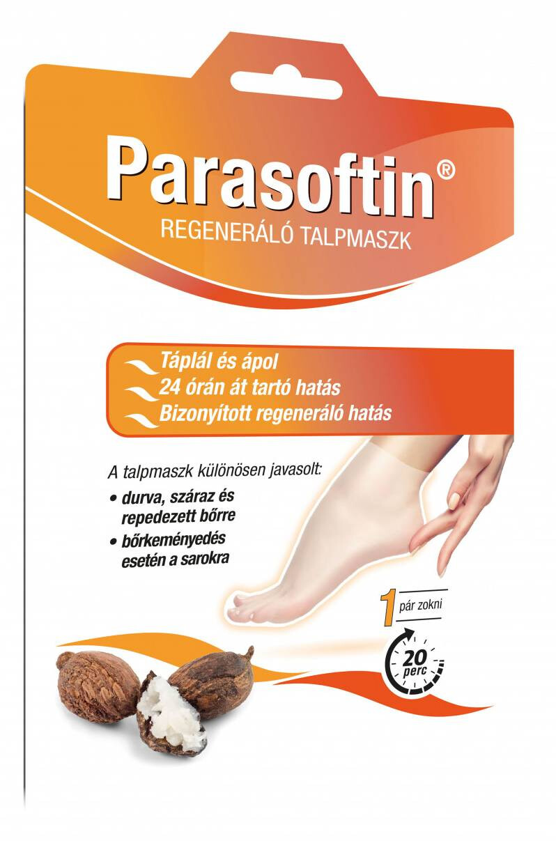 Parasoftin Regeneráló talpmaszk 1 pár
