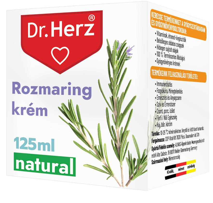 DR Herz Rozmaring krém 125 ml