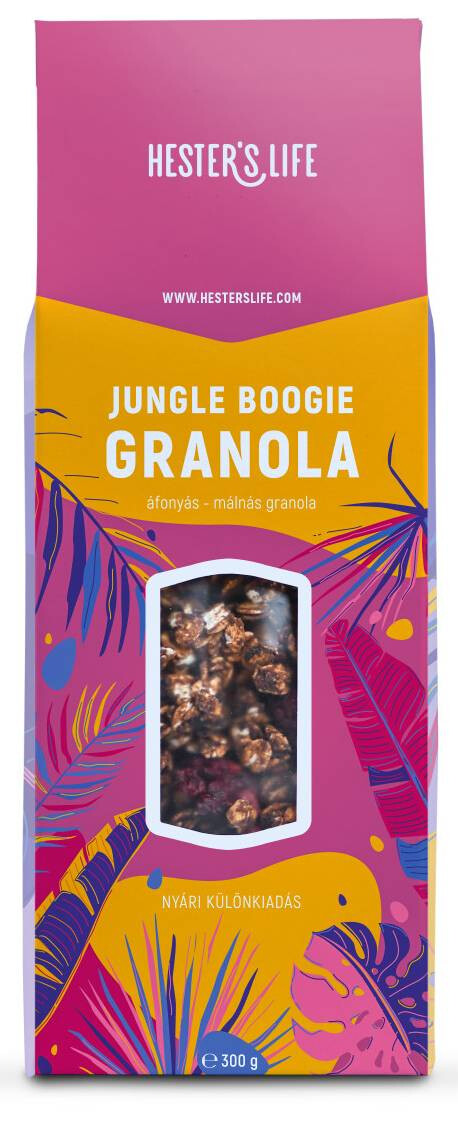 Hester's Life Jungle Boogie Granola (Áfonyás-málnás) 300g