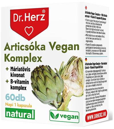 Dr.Herz Articsóka 400mg 60 db vegan kapszula