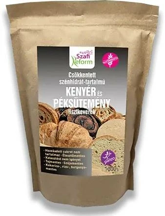 Szafi Reform GM CH-csökkentett kenyér és péksütemény lisztkeverék 1000g
