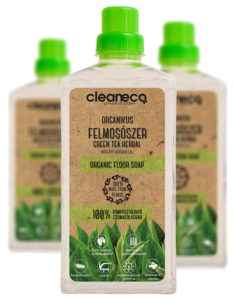 Cleaneco Organikus felmosószer green tea herbal illat 1L