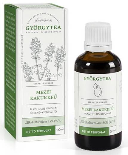 Györgytea Mezei kakukkfű alkoholos kivonat 50ml