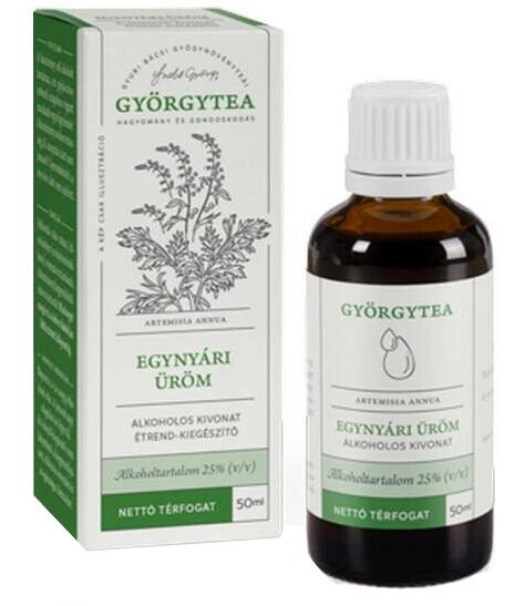 Györgytea Egynyári üröm alkoholos kivonat 50ml