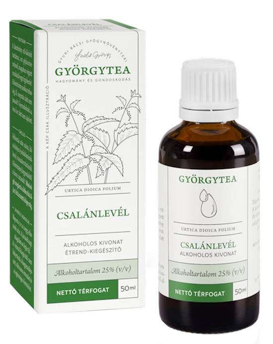 Györgytea Csalánlevél alkoholos kivonat 50ml